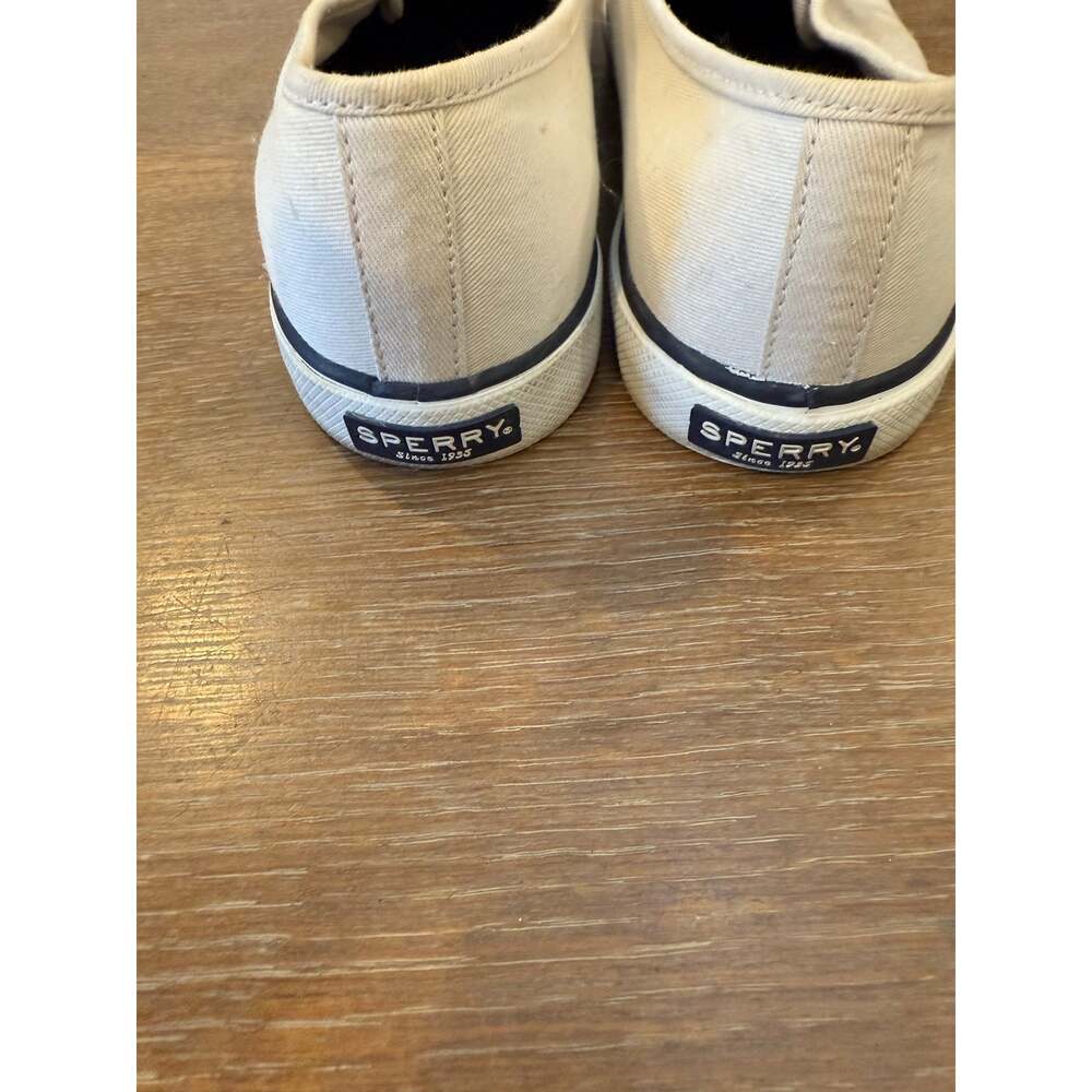 Sperry Top Sider Seacoast Sneakers Shoes Canvas White Womens 8.5 M STS95128 - Picture 3 of 8